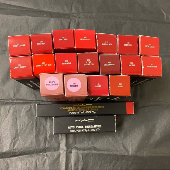 💄💄M•A•C  20 shades of Red💄💄 - Picture 8 of 12